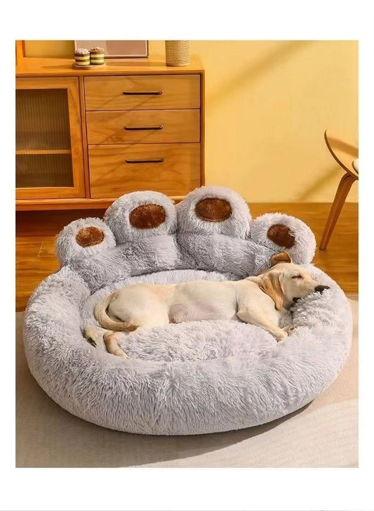 🐾 “Paw Paradise” Plush Pet Bed