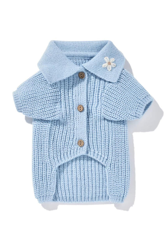 💙 Sweater “Blue Daisy”